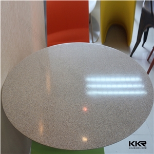 Fast Food Furniture Artificial Stone Quartz Table Top