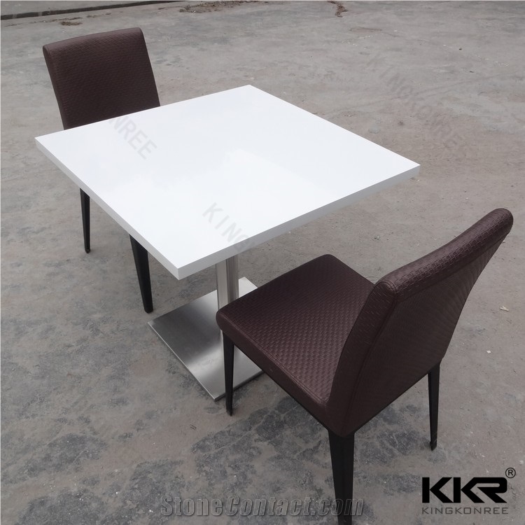 White Artificial Marble Table Tops, Does Marble Table Scratch