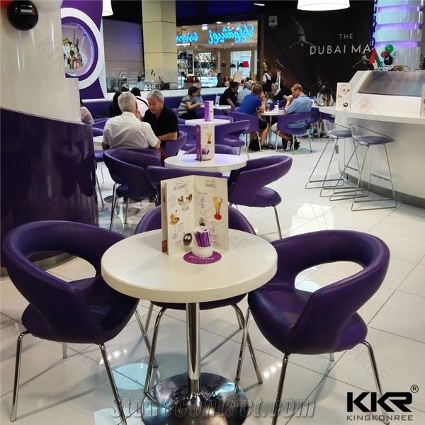 Kkr White Artificial Marble Custom Round Coffee Dinner Table Top Modern Design Turkish Furniture Dining Room Table Sets From China Stonecontact Com