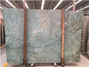 Iran Peacock Green Marble Slabs & Tiles