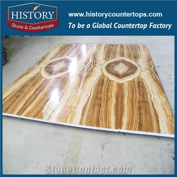 A Grade Quality China Famous Supplier Produce and Custom Made Eye-Catching Onyx Slabs and Tiles for Flooring Border Design