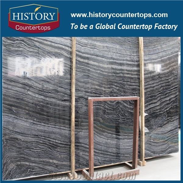 Ancient Wood Marble Slabs & Tiles, Cheap Chinese Black Wood Vein Marble Polished Big Slabs Black Wooden Vein Marble Tile,China Quarry Owner Wood Grain Marble Slab for Wall Floor Covering