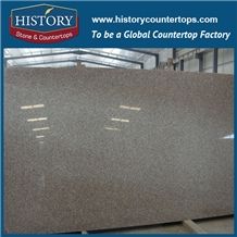 Asia Red China Stone for Flooring Tile & Covering Wall Cladding, Cheap Price G635 Granite High Quality Natural Stone Slabs Polished Honed Surface Choices for Residence Building Material