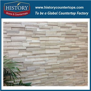 Beautiful China White Wooden Graining Marble Manufactured Stone Cultured Stone with Split Face Culture Stone for Wall Cladding/ Wall Decor/Ledge Stone/Feature Wall/Exposed Wall Stone/Landscaping Stone
