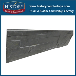 Black Slate Culture Stone for Bathroom Wall Covering,Interior and Exterior Stone Veneer