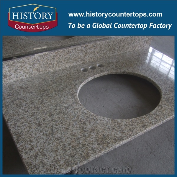 Brazil High Quality Natural Building Material Navajo White Granite Countertop for Bathroom Countertops, Vanity Tops for Sale