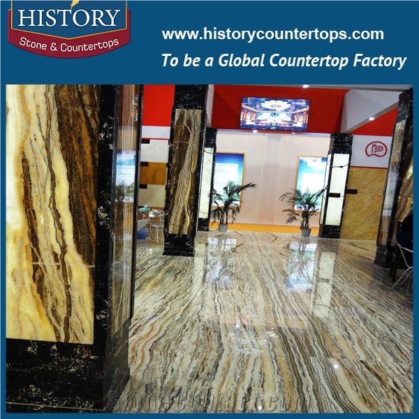 Cheap Decorative Exterior Material China Supplier Blue Artificial Marble Slabs Super Quality Wall and Floor Used Multicolor Exotic Onyx Floor Tiles