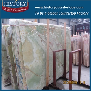 China Building Stone Cut-To-Size Wholesale Products Ligh Green Color Solid Surface Kitchen Countertops,Bar Tops, Custom Worktops, Island Top Stone Tiles