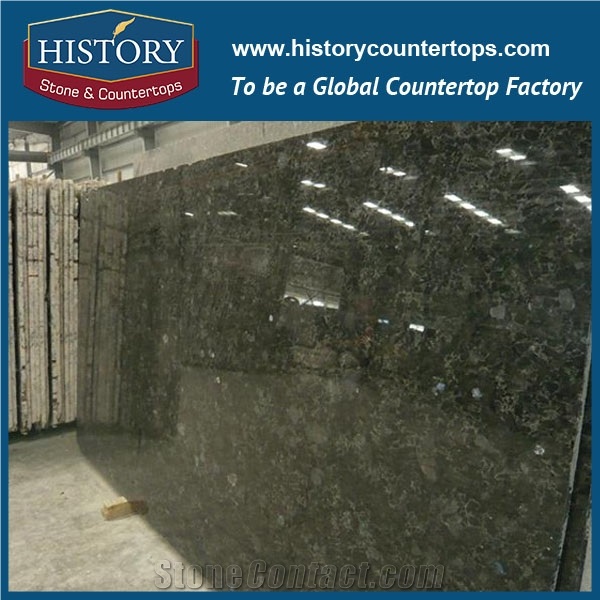 China Polished,Sawn Cut,Sanded Volga Blue Floor Tile Low Price Extra Dark Slabs, Natural Building Stone Flooring and Wall Decoration,Counter Tops Use,Well Labradorit Granite