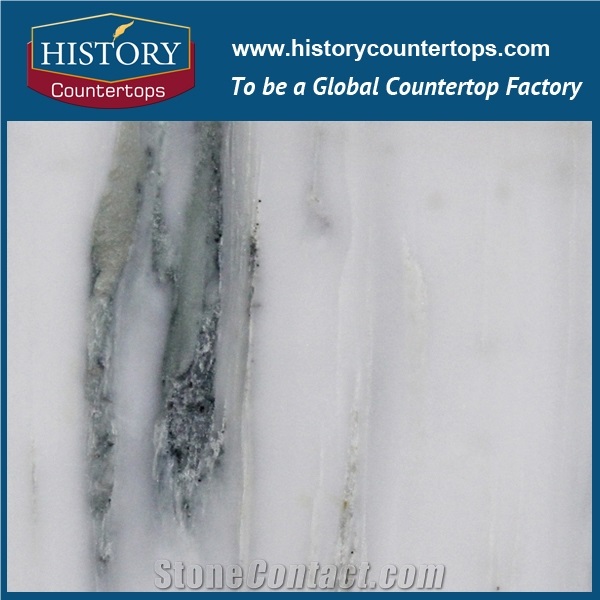 Chinese Sea Wave White Marble Slabs,Sichuan Marble for Floor Covering Tiles, Walling Tiles