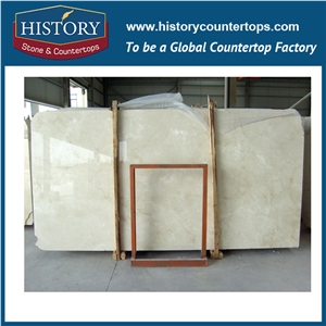 Crema Marfil Marble Slabs Polishing for Flooring & Wall Covering Tiles Interior-Exterior Material, Kitchen & Bathroom Countertops Hot Sales