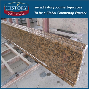 Directly from Own Quarry Fantasy Gold Granite Durable Granite Wall Tile Floor Covering Best Selling Granite Tile and Slabs