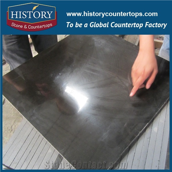 Flamed Mongolian Black from China / Absolute Black Granite Tile /Black Granite Kitchen Countertop/Granite Tile 24x24