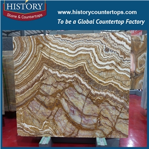 Free Sample New Product 2017 Best Selling Countertops Table Tops in High-Class Restaurant Abstract High Natural Onyx Slabs and Tiles