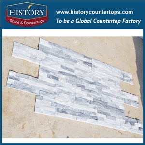 Grey Marble Culture Stone for Decorative Exterior Wall Cladding, Housing Backside Covering
