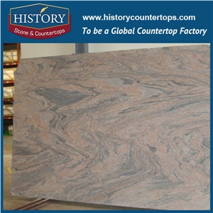High Quality Natural Building Material Stones Polished Juparana Colombo Floor Tile Low Price Own Factory, Granite Slabs Paving,Wall Cladding Covering, Landscape，Cut-To-Size