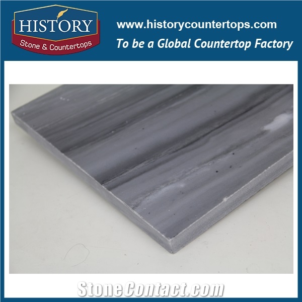 Hilton Grey Polished Slabs & Tiles for Floor and Wall Covering, China Cheap Marble Stone Interior-Exterior Construction Material