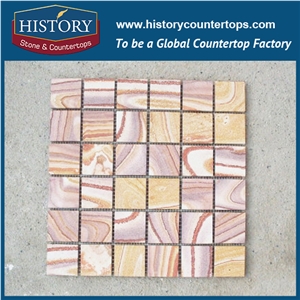 History Stone China Dark Grey Rectangle Pattern Slate Wall Covering, Interior and Exterior Flooring Art Mosaic Patterns