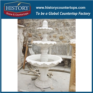 History Stone China Deft Manufacturer Modern Design Fountain, Yellow Granite Pony Child Piping up Fountain for Househlod Decoration with Low Price, Stone Sculptured Water Fountain