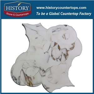 History Stone China Outstanding Features Reliable Reputation Wide Selection, Natural Arabescato Corchia Marble Irregular Pattern Mosaic Tile for House Decoration, Floor & Wall Mosaic Tile