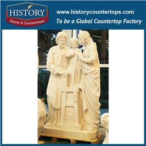 History Stone Chinese Competitive Price Wholesale Products in Stock, High Quality White Marble Hand Carved Sitting Angel with Flowers Statue for Decorations, Human Sculptures Handcrafts