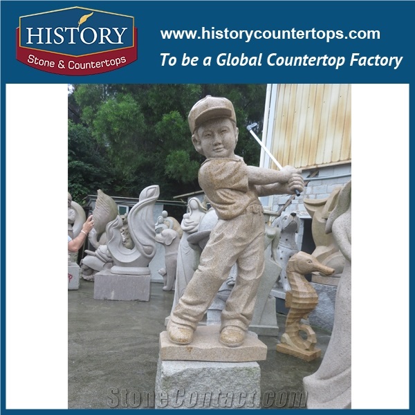 History Stone Chinese Hot-Selling High Quality Wholesale Products, Natural Granite Yellow Handsome Man Kissing Woman Statue with Cheap Price for Decorations, Human Sculptures Handcrafts