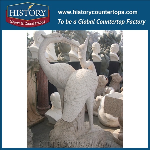 History Stone Chinese Hot-Selling New Design High Quality Wholesale Products, White Marble Hand-Carved Exquisite a Pair Of Elephants with Cheap Price, Animal Sculptures & Handcrafts