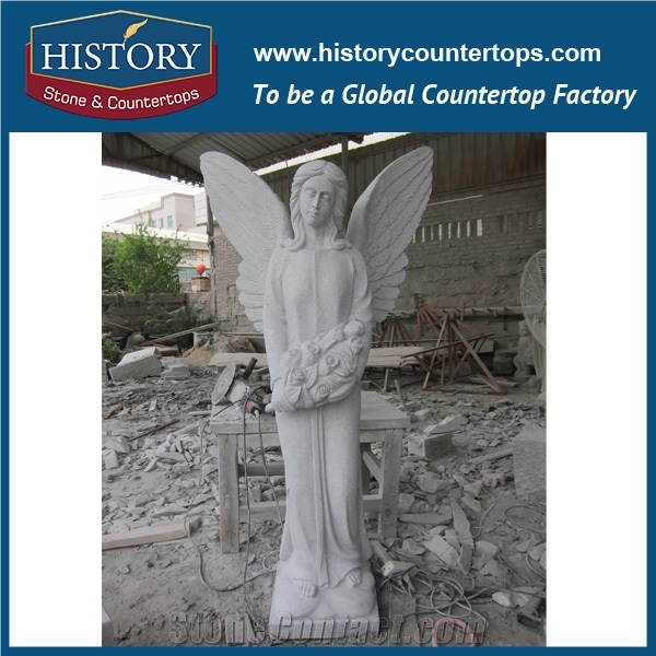 History Stone Chinese Hot-Selling New Design High Quality Wholesale Products, White Marble Hand-Carved Exquisite Standing Old Man with Glasses Statue with Cheap Price, Human Sculptures & Handcrafts