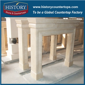 History Stone Competitive Price Wholesale Products, High Polished White Marble Amazing Beautiful Popular French Home Decoration Fireplace Surround, Mantel Surround & Handcrafts