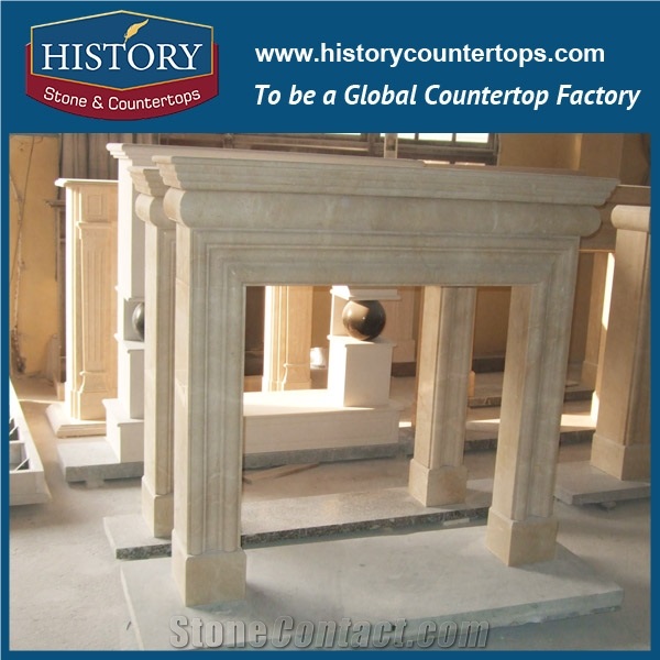 History Stone Competitive Price Wholesale Products, High Polished White Marble Amazing Beautiful Popular French Home Decoration Fireplace Surround, Mantel Surround & Handcrafts