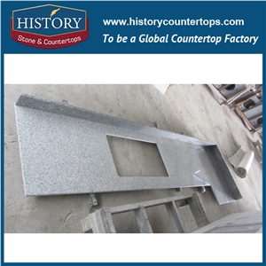 History Stone Hg001 G603 Mountain Grey Radius Beveled Edge Irregular Customizable Unique Bathroom Design Countertops & Vanity Tops