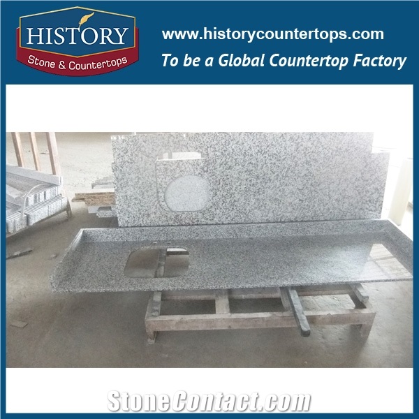 History Stone Hg036 G439 Big White Flower Antique Granite Factory Supplier Modular Classic Furniture for Apartment, Bathroom Vanity Tops, Counter