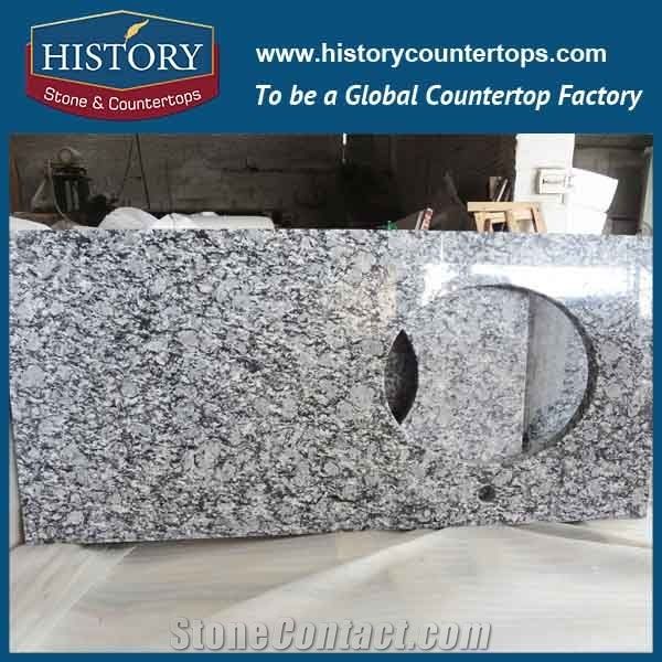 History Stone Hg067 Spray White Radius Top Wholesale Shaped