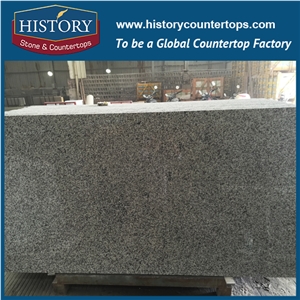 History Stone Hg079 G655 Tong White Natural Laminated Bullnose Prefabricated Granite Stone Countertops & Bathroom Vanity Tops for Indoor Construction