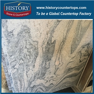 History Stone Hg140 Multicolor Grain Sand Ripple Round Edge Customized Solid Surface Furniture for Granite Bathroom Countertops & Vanity Top