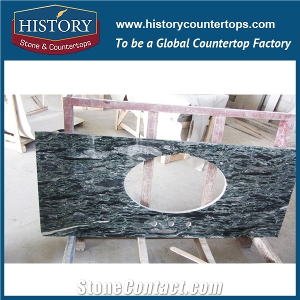 History Stone Hg147 Multicolor Green Polishing Cover Bullnose