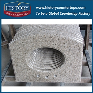 History Stone Hg175 Tropic Desert Antique Prefabricated Granite Factory Supplier Modular Customized Edges Solid for Apartment, Bathroom Vanity Tops