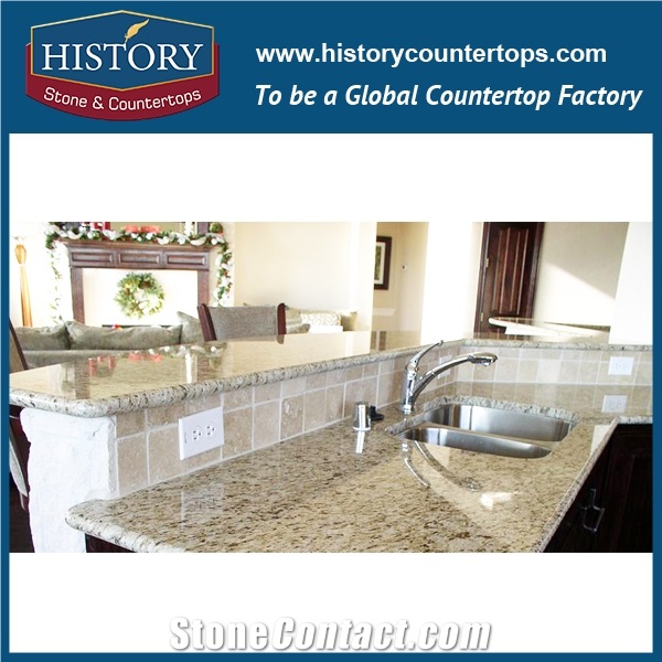 History Stone Hgj029 Caladonia Customised Beveled Edge Wholesale French Style for Kitchen Countertop & Island Tops