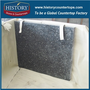 History Stone Hgj139 Silver Pearl Granite Standard Flat Products Factory Supply Composite Molded Base for Shaped Kitchen Top, Island Top, Countertop