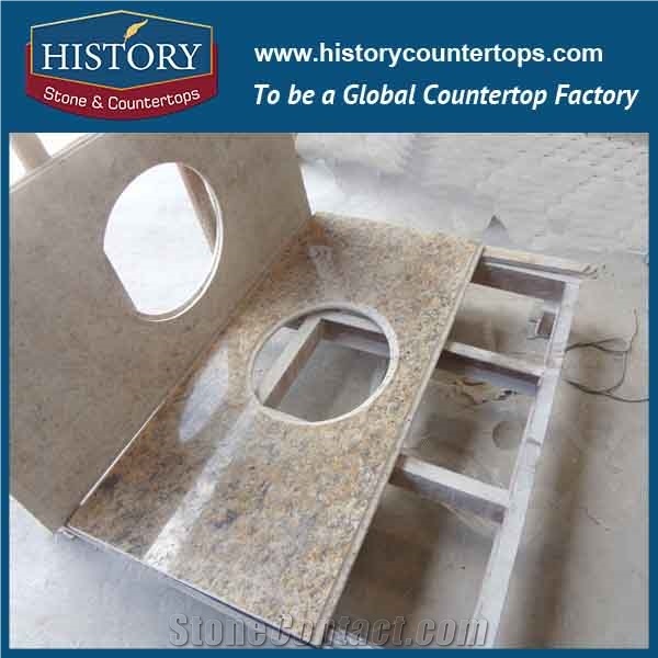 History Stone Hgj151empress Cecilia Radius Top Wholesale Shaped Commercial Integrated Design Replacement for Building Countertop