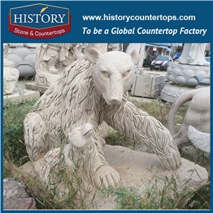 History Stone High Quality Cheap Price Wholesale Products, Natural Granite Grey Color Famous Customized Hippopotamus and Buffalo Sculpture, Hot-Selling for Decorations, Animal Statue & Handcrafts