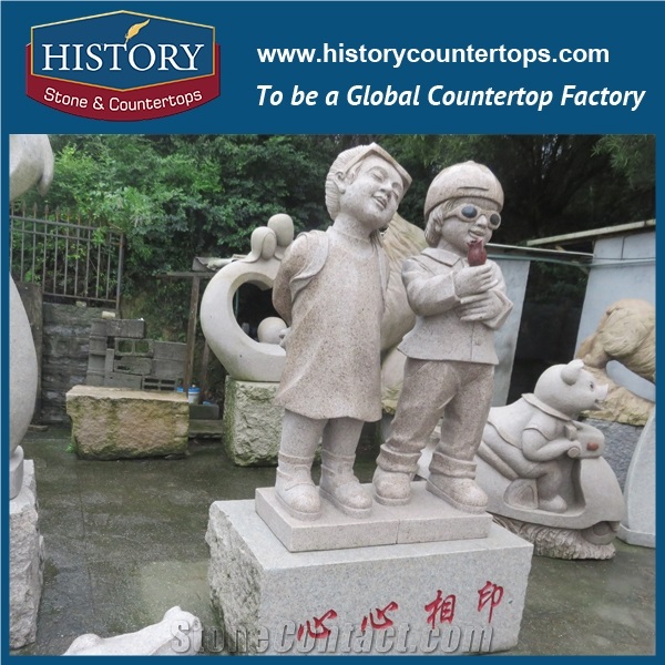 History Stone High Quality Cheap Price Wholesale Products, Natural Marble White Color Famous Standing Men with Lambs Garden Sculpture, Hot-Selling for Decorations, Human Statue Handcrafts