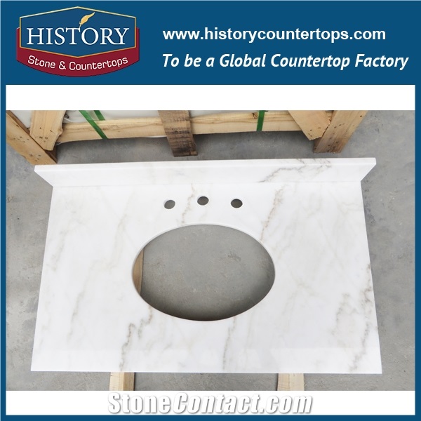 History Stone Hmj007 Light Emperador Customised Bullnose Edge Marble Wholesale French Style Trim Molding for Bathroom Countertop, Bathroom Vanity Tops, Worktops Shower Panel
