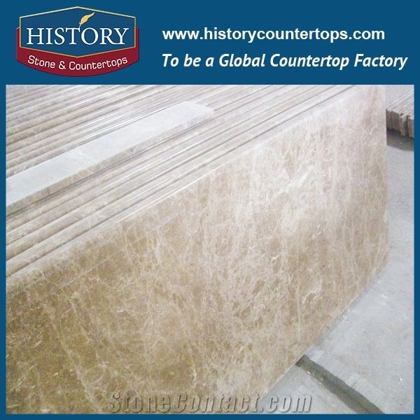 History Stone Hmj007 Light Emperador Natural Marble Factory Supply