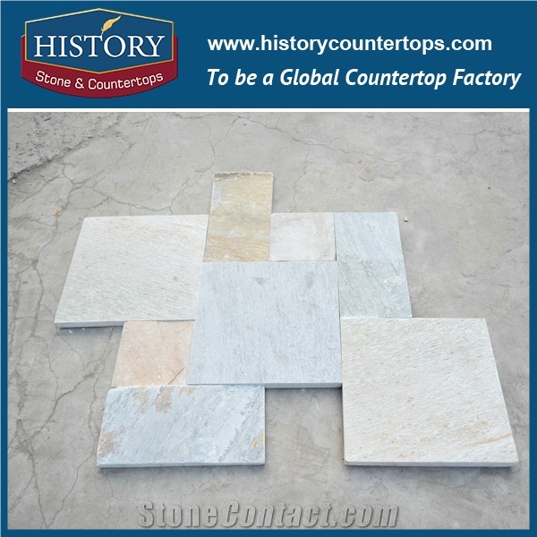 History Stone Honed Sides Natural Yellow Wood Like Slate Stone Good Sale Floor Tiles, Exterior Wall Tile Designs Origin in China