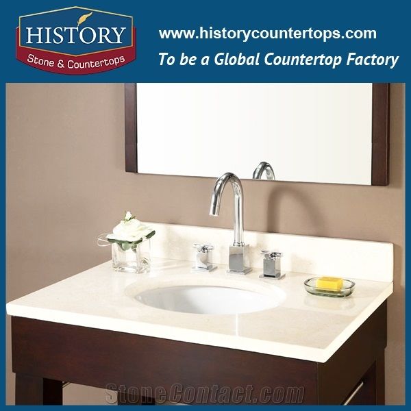 History Stone Marble Hmj023 Botticino, Stone Bathroom Vanity Countertop