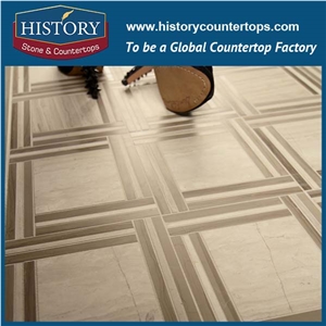 History Stone Qualified Xiamen Producer Novel Design High Quality, Natural Grey Limestone Brick Pattern Linear Strips Mosaic Home Mural Tiles, Decorative Flooring & Wall Stone Mosaic