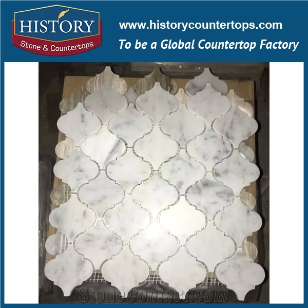 History Stone Reasonable Price Famous Design Items, Beige Marble Basket Weave Pattern Decorative Wall Mirror Mosaic Tiles for Tv Background Wall and Kitchen Backsplash, Roof and Flooring Mosaic