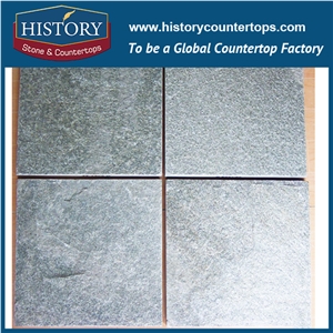 History Stone Square Pattern Atrovirens Park and Country Yard Rode Paver, Exterior and Interior Wall Slate Tile, Bedroom Floor Tiles