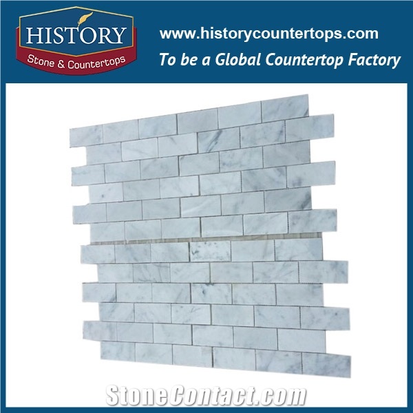 History Stone World-Reputed Xiamen Manufacturers Outstanding Features, Bianco Carrara and Emperador Marble Penny Round Non-Slip Mosaic Tile with Competitive Price, Floor & Wall Mosaic